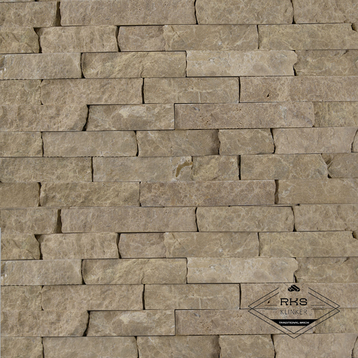 Фасадный камень Полоса - Мрамор Emperador Light в Тамбове